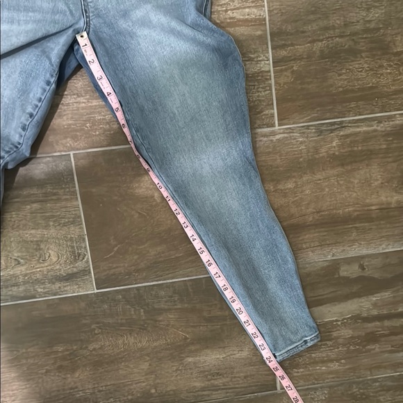 SPANX Blue Skinny Jeans with Sleek Tapered Fit - Picture 6 of 9
